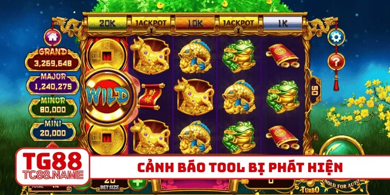 Cảnh báo tool bị phát hiện