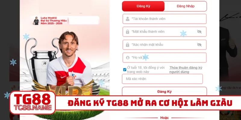 Đăng ký TG88 mở ra cơ hội làm giàu