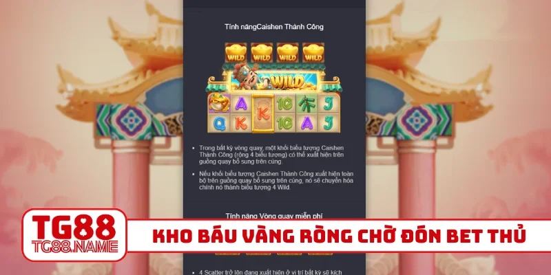 Kho báu vàng ròng chờ đón bet thủ