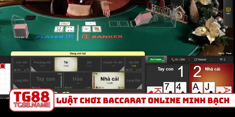 Luật chơi Baccarat online minh bạch