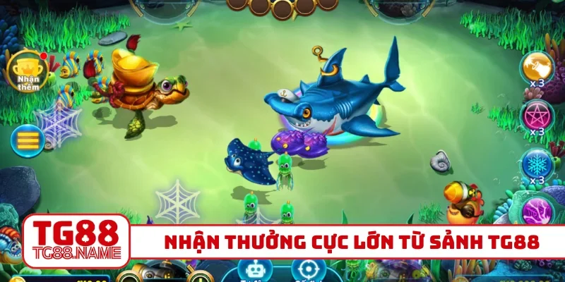 Nhận thưởng cực lớn từ sảnh TG88